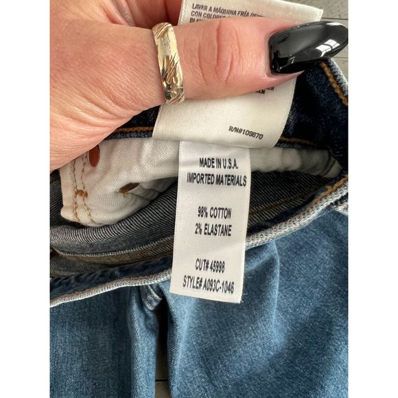 AGOLDE Nico High Rise Slim Fit Jean in Subdued Size 28 - Picture 9 of 9